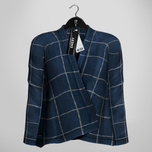 Emery Madeon Checked Jacket Navy