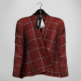 Emery Madeon Checked Jacket Red