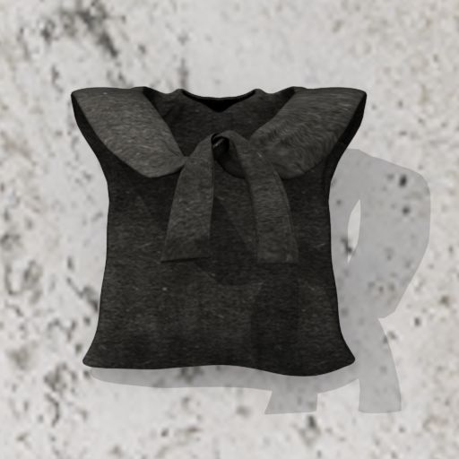 *LS* wrapped long T black