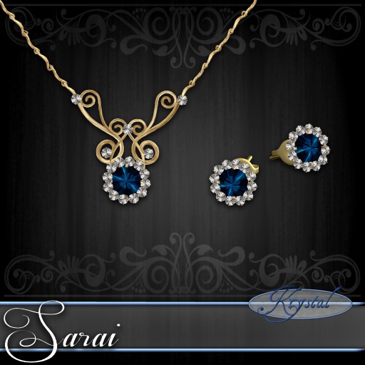Sarai - Jewelry Set - Gold - Nebula