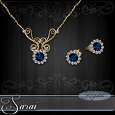 Sarai - Jewelry Set - Gold - Nebula