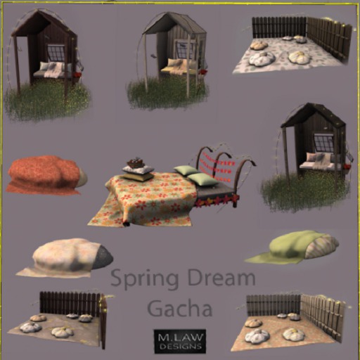.:M.Law Designs:. Spring Dream Gacha  pillow two