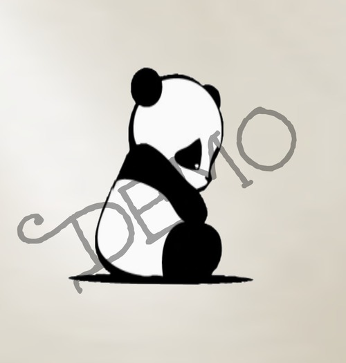 ~PixieDust Designs~ Panda wall art