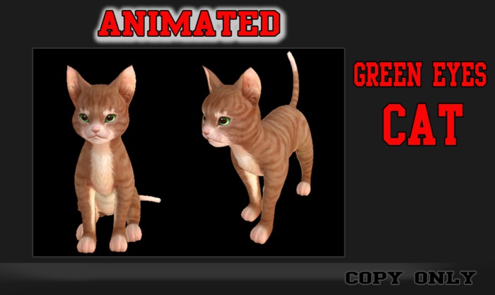 Animated Ginger Green Eyes