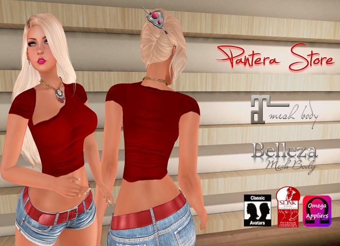 .::PS Pantera Store::. Top Isa Red "ADD ME and Click"