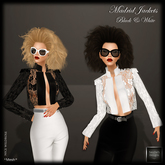 SAS - Madrid Jackets White & Black Lace (Mesh)