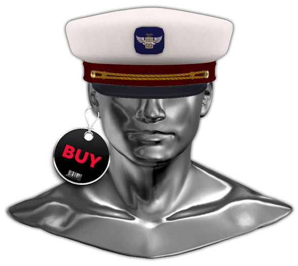 [BODY FACTORY] Marine Captain Hat (Red) - BOX Rezz to Unpack