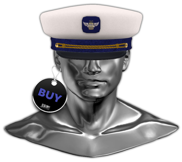 [BODY FACTORY] Marine Captain Hat (Blue) - BOX Rezz to Unpack
