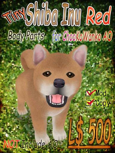 Tiny Shiba Inu Body Red