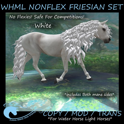 ~FHHS~ Nonflex Friesian Set - White