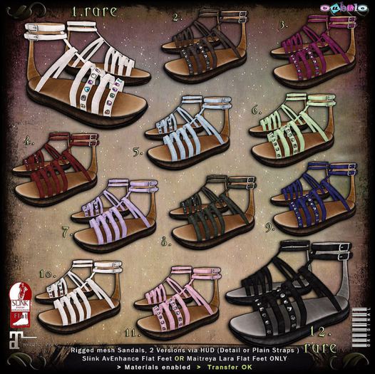 [ bubble ] Mithril Sandals -9 - Blue (Maitreya) 7