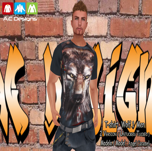 T-shirt  Wolf 1  Men