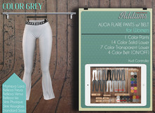 Addams "Alicia" Flare Mesh Pants -Maitreya,Belleza,Slink.Womens Pant- Grey