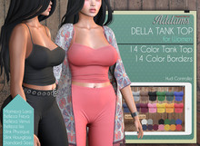 Addams // Della Tank Top // FATPACK