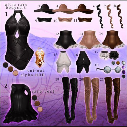 Moon Elixir - Coven - 4 - Hat - Dusty Rose