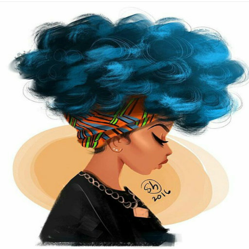 African Beauty Poster