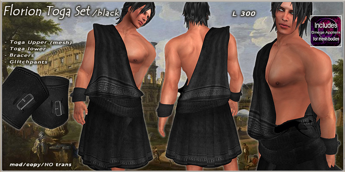 FM Toga Set Florion /black