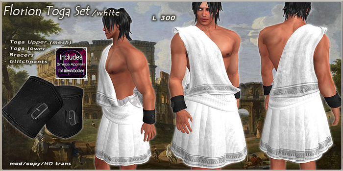 FM Toga Set Florion /white