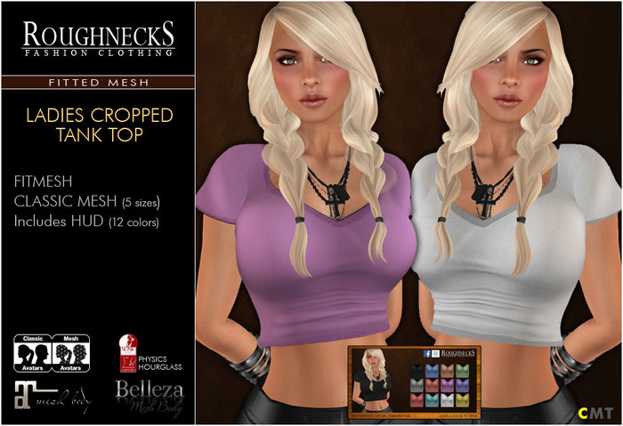 RN Ladies Cropped Tank Top