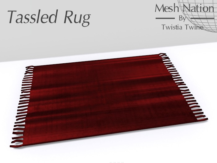 * Mesh Nation * FULL PERMISSIONS Tassled Rug