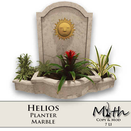 Myth - Helios Planter Marble