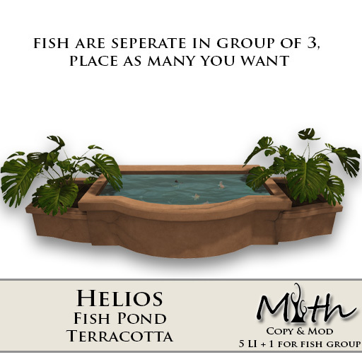 Myth - Helios Fish Pond Terracotta