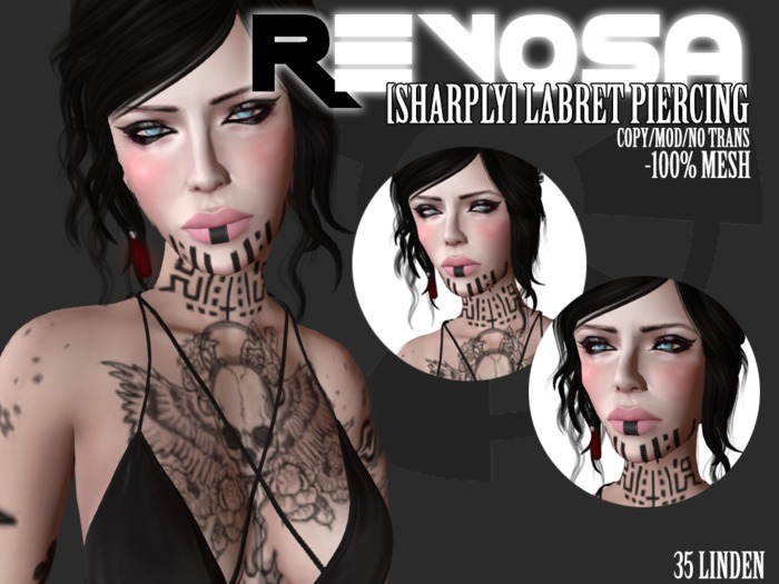 REVOSA [Sharply] Labret Piercing