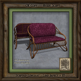 Tropics Patio Loveseat Honey Aq