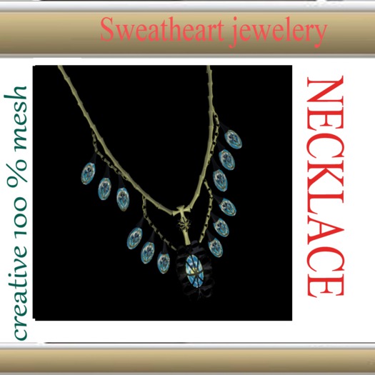 blue diamond necklace