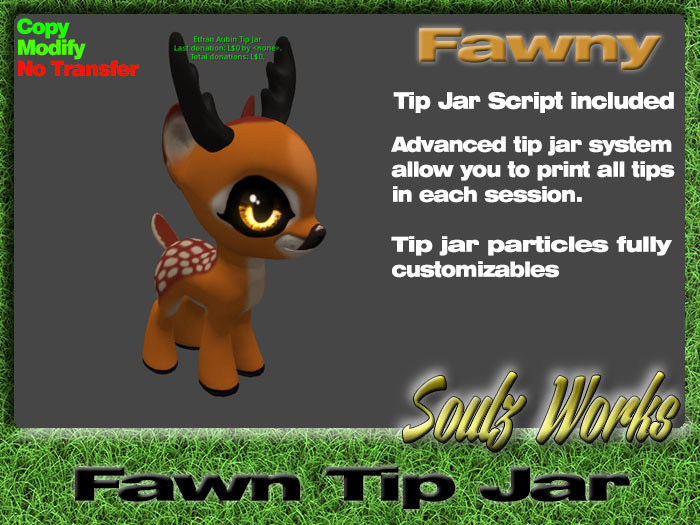 Fawn Tip Jar - Fawny [Boxed]