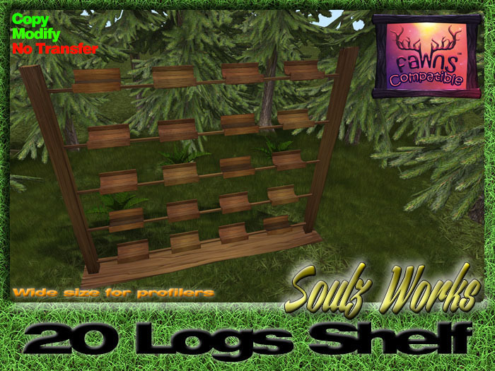 Fawns 20 Logs Shelf Wide [Boxed]