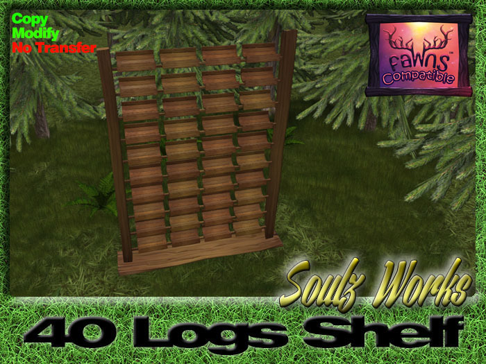 Fawns 40 Logs Shelf Narrow [Boxed]