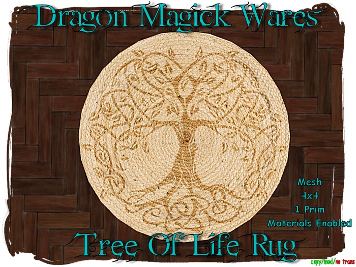 Dragon Magick Wares Tree Of Life Rug