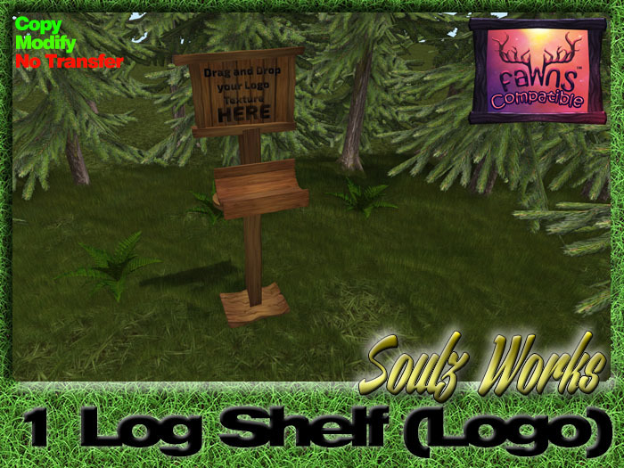 Fawns 1 Logs Shelf Logo [Boxed]
