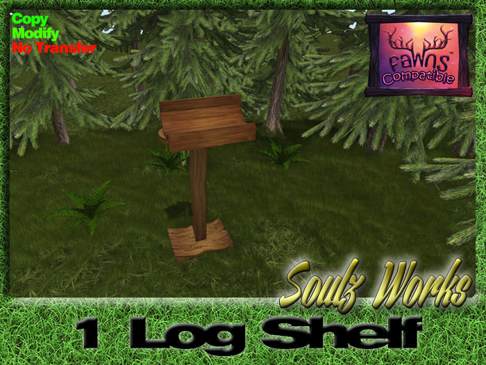 Fawns 1 Logs Shelf [Boxed]