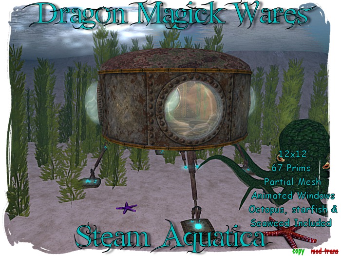 Dragon Magick Wares Steam Aquatica Mesh 