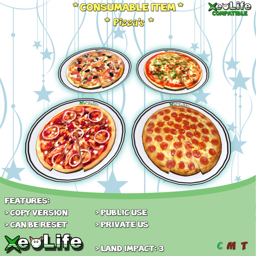 *XeoLife* Food - Pizza's {Copy} {Box v1.0}