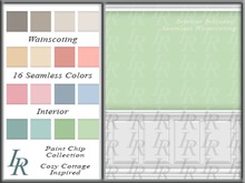 Paint Chip Collection- Cozy Cottage Inspiration- Wainscoting