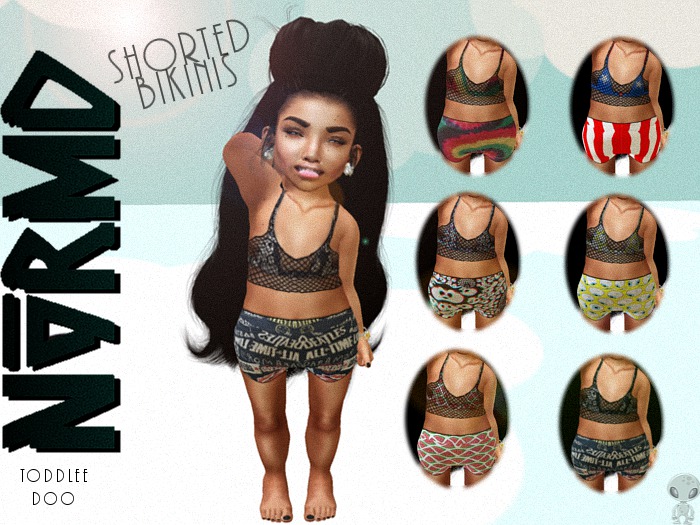 NVRMD. Shorted Bikini's - Watermelon