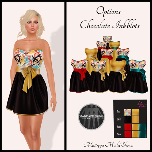 Lily's Locker - DEMO Options - Chocolate Inkblots - BOXED