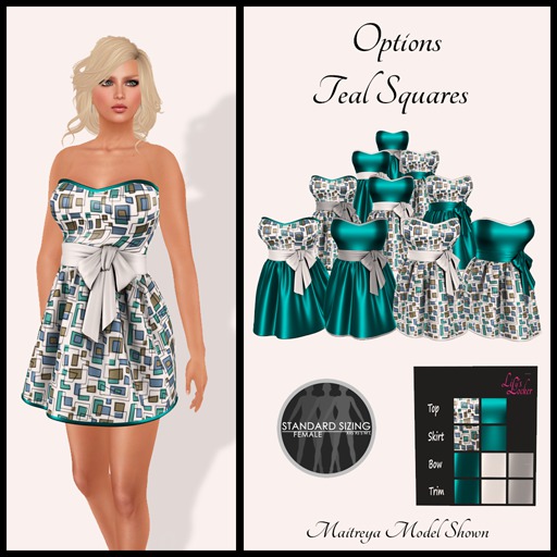 Options - Teal Squares - DEMO