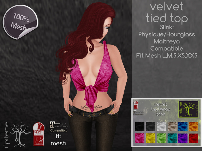 ~i~ Velvet Tied Top (Add Me)