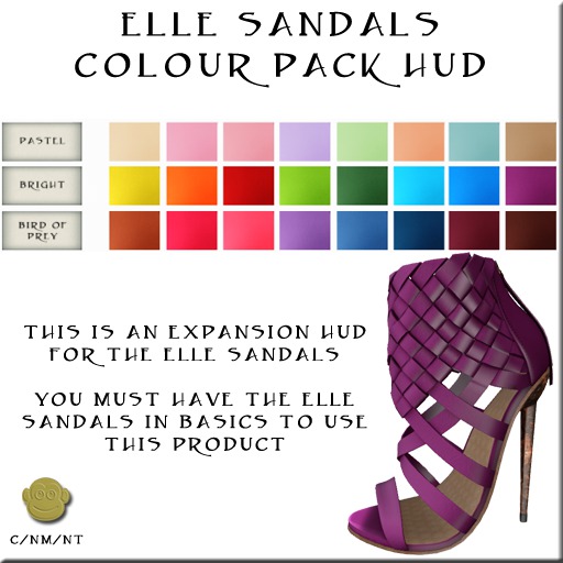 BM Elle Sandals Expansion Full Colour Pack