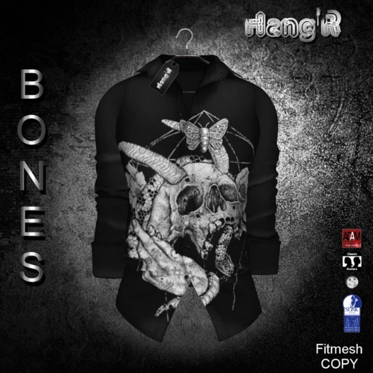 [Hang'r] Bones shirt fitmesh
