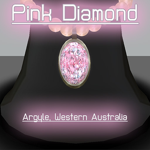 g2g Pink Diamond & Pearl Necklace