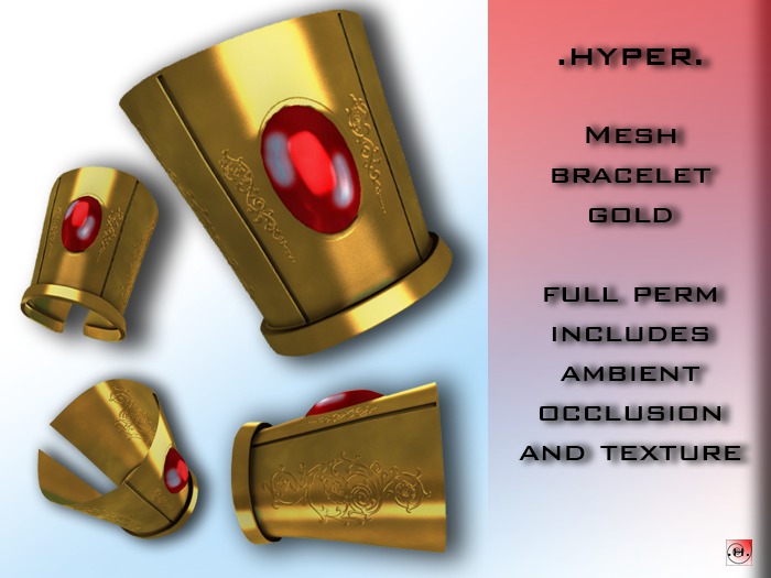.Hyper. bracelet gold_Full perm