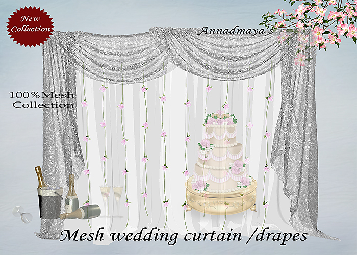 MESH*Semiesclusive*Wedding curtain mesh