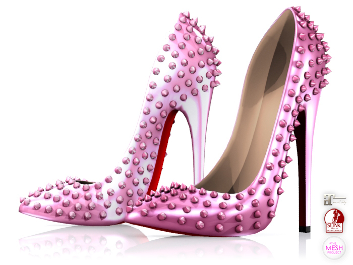 Garbaggio // Studded Pumps - Pink