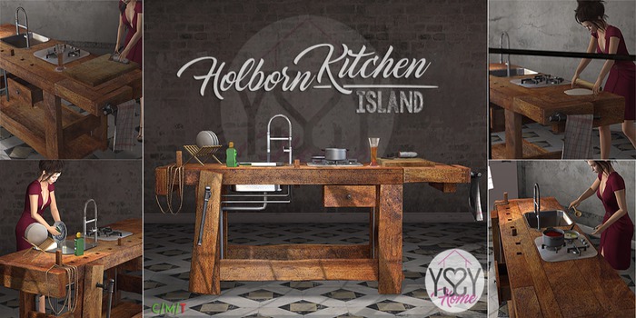 *YS&YS* Holborn Kitchen Island