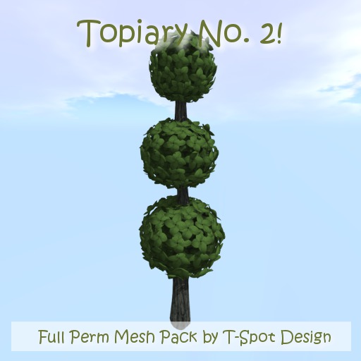 Tree - Topiary No. 2 - Full Perm Mesh - LI=1